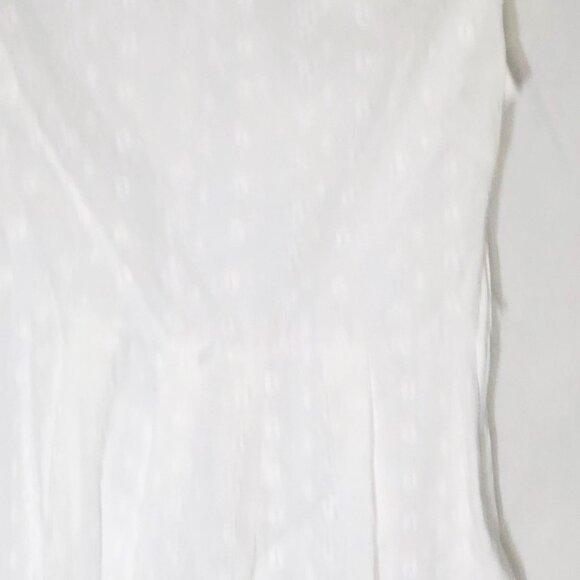 Ruby Rox sleeveless dress white pleated lace 2 layers size 5 new tags READ - Picture 5 of 10
